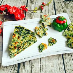 野笕菜鸡蛋饼的做法[图]