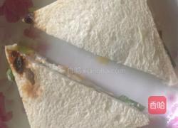 鸡蛋火腿三文治的做法图解7