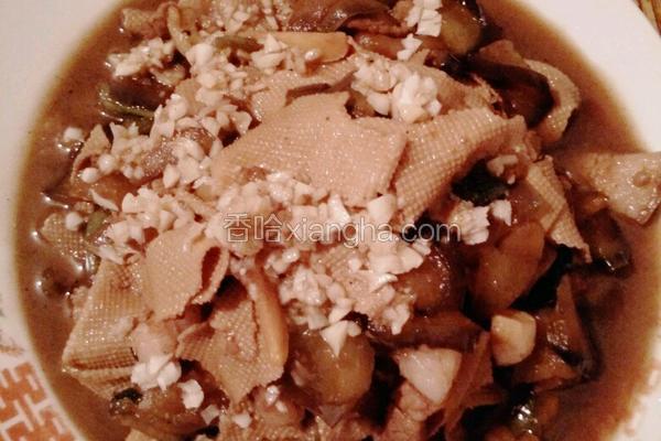 蒜香五花豆茄