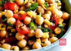 鹰嘴豆圣女果色拉的做法图解4
