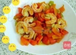 彩椒虾仁的做法图解6