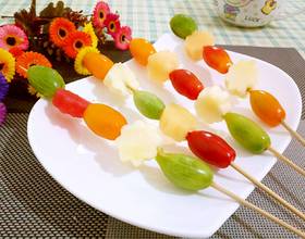 圣女果水果串[图]