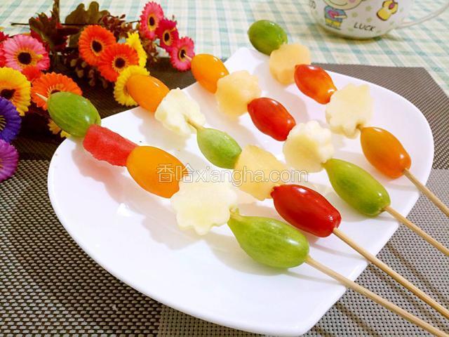 圣女果水果串