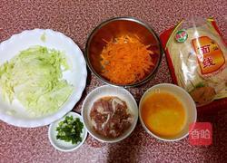 卷心菜炒面线的做法图解2