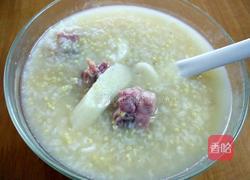 小米淮山咸骨粥的做法图解8
