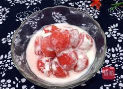 西瓜酸奶球的做法图解5