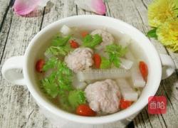 白萝卜肉圆汤的做法图解15