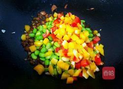 彩椒毛豆炒肉末的做法图解8