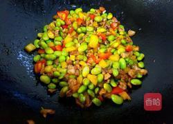 彩椒毛豆炒肉末的做法图解9