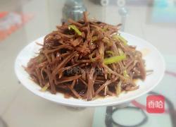 辣椒炒咸菜的做法图解7