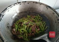 青椒肉片的做法图解4