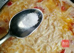 圣女果金针菇鸡蛋汤的做法图解8