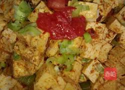 孜然豆腐的做法图解5