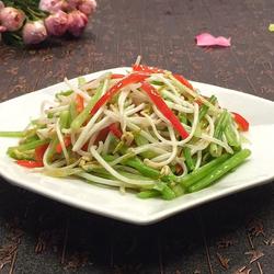 芹菜炒绿豆芽的做法[图]