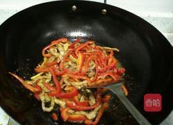 彩椒香菇肉丝的做法图解5