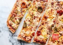 彩椒素披萨的做法图解6