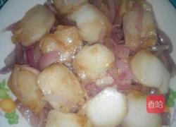 洋葱焖年糕的做法图解3