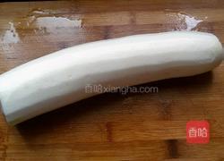 白萝卜酿肉的做法图解1