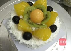 哈密瓜水果蛋糕的做法图解8