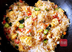 虾仁蛋炒饭的做法图解6