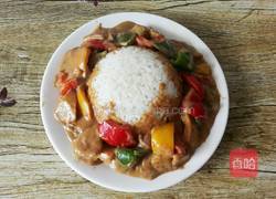 彩椒素咖喱饭的做法图解10