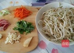 #绿豆芽# 爆炒醋香绿豆芽的做法图解2