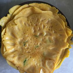 胡萝卜汁鸡蛋饼的做法[图]