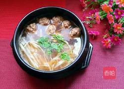 白萝卜丸子汤的做法图解12