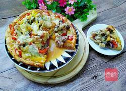 彩椒牛肉披萨的做法图解14