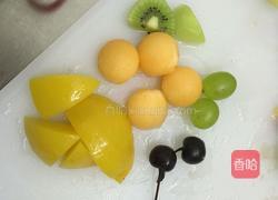 水果百汇哈密瓜蛋糕的做法图解7