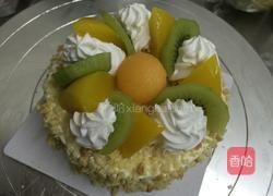 水果百汇哈密瓜蛋糕的做法图解9