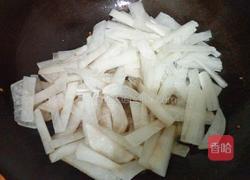 白萝卜炒肉丝的做法图解9