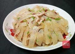 白萝卜炒肉丝的做法图解12
