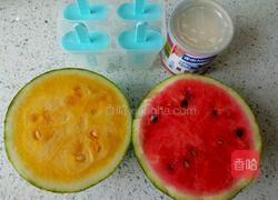 双色西瓜冰棍的做法图解1
