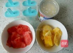 双色西瓜冰棍的做法图解2