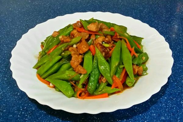 豬肉炒四季豆
