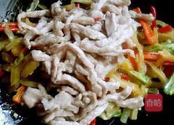 杭椒榨菜炒肉丝的做法图解12