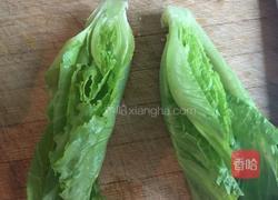 烟熏鲑鱼焗生菜的做法图解3