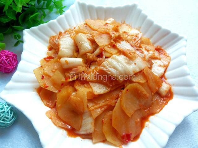 辣白菜土豆片