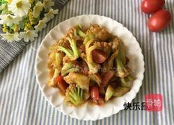 圣女果炒菜花的做法图解7