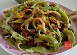 肉酱彩色手擀面的做法图解13