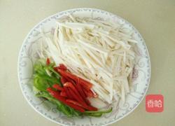 双椒茭白的做法图解3
