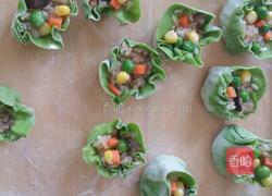 翡翠糯米烧麦的做法图解9
