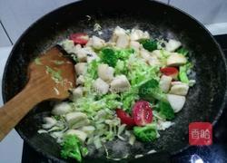 卷心菜炒馒头块的做法图解7