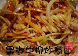 黑椒牛柳炒意面的做法图解5