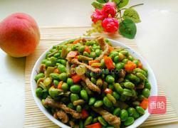 酸菜毛豆炒瘦肉的做法图解6