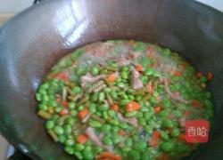 酸菜毛豆炒瘦肉的做法图解5