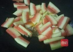 清炒西瓜皮的做法图解4