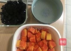 木瓜椰汁西米露配自制龟苓膏的做法图解8