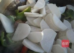 白萝卜片炒羊肉的做法图解9